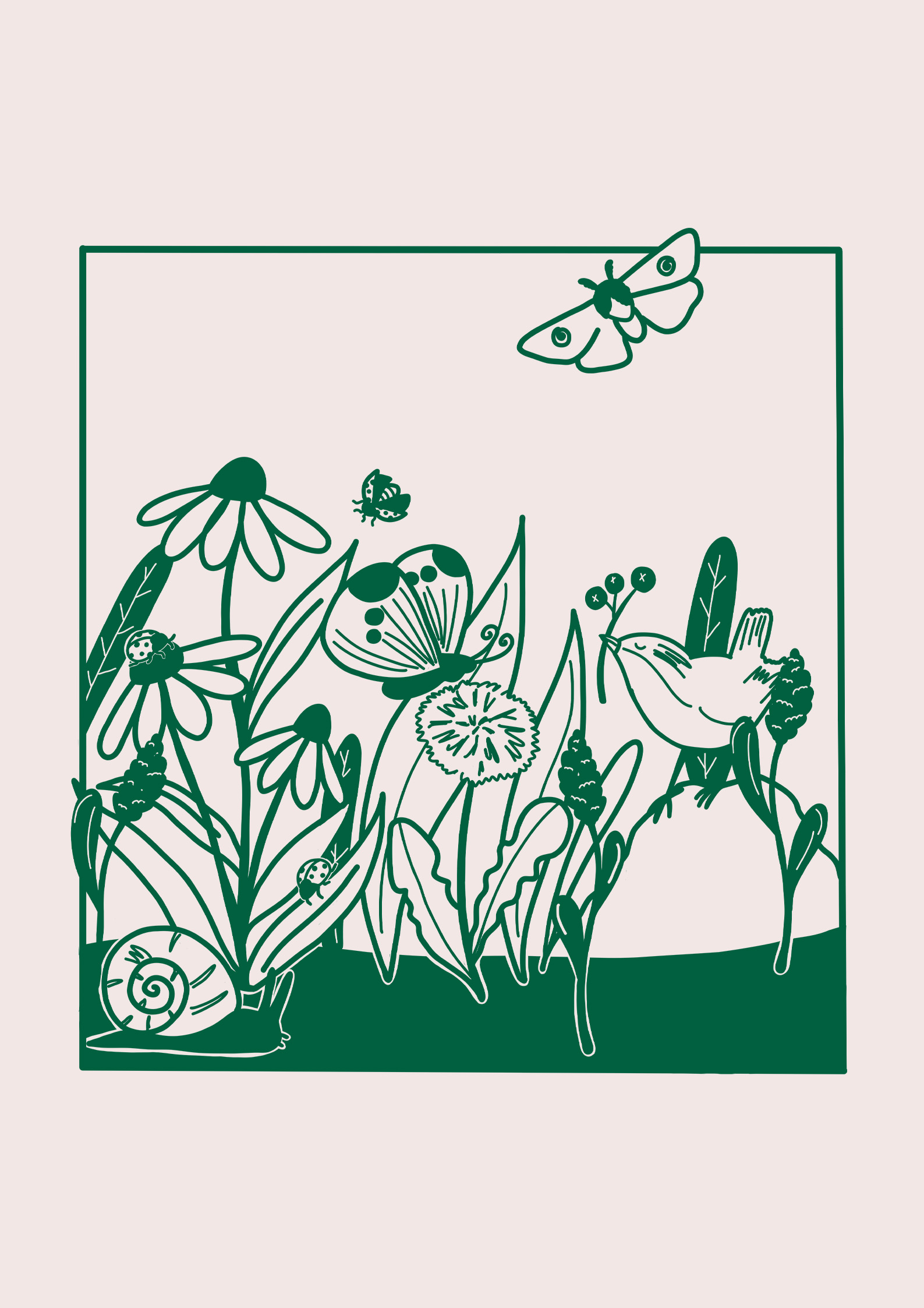 Kinder T-Shirt "Blumenwiese" – Bild 2